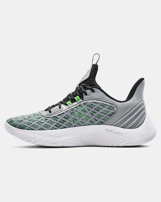 Unisex Curry Flow 9 Basketball Shoes, Gray, pdpMainDesktop image number 1
